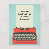 本の進水か文学的なイベントの郵便はがき インビテーションポストカード (正面)