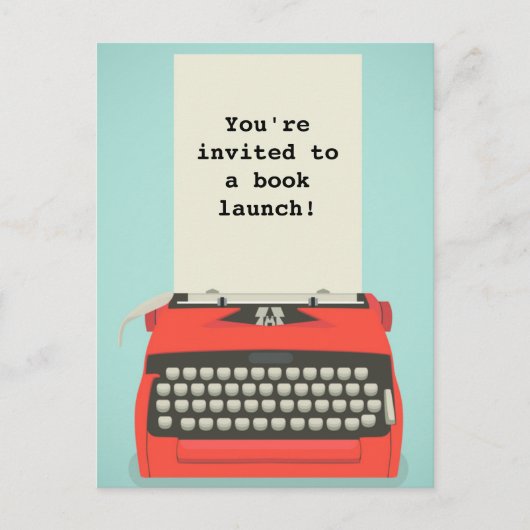 本の進水か文学的なイベントの郵便はがき インビテーションポストカード (正面)