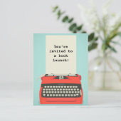 本の進水か文学的なイベントの郵便はがき インビテーションポストカード (スタンド正面)