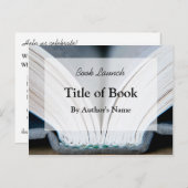 本の進水の郵便はがき インビテーションポストカード (正面/裏面)