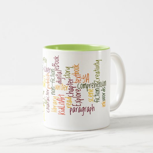 本の雲のマグ ツートーンマグカップ (正面右)