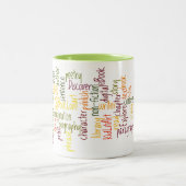 本の雲のマグ ツートーンマグカップ (中央)