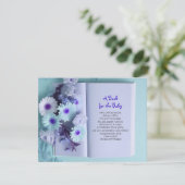 本の青いピンクの男の赤ちゃんを持って来る 招待状 (スタンド正面)