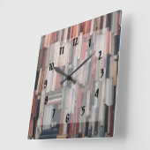 本の顕著な壁 スクエア壁時計 (傾斜)