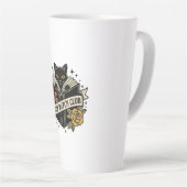 本の魔女クラブの猫のロゴ カフェラテマグ (右アングル)