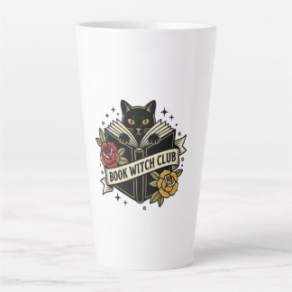 本の魔女クラブの猫のロゴ カフェラテマグ
