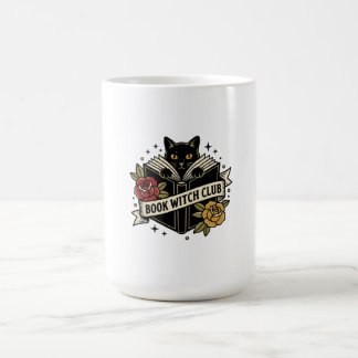 本の魔女クラブの猫のロゴ コーヒーマグカップ