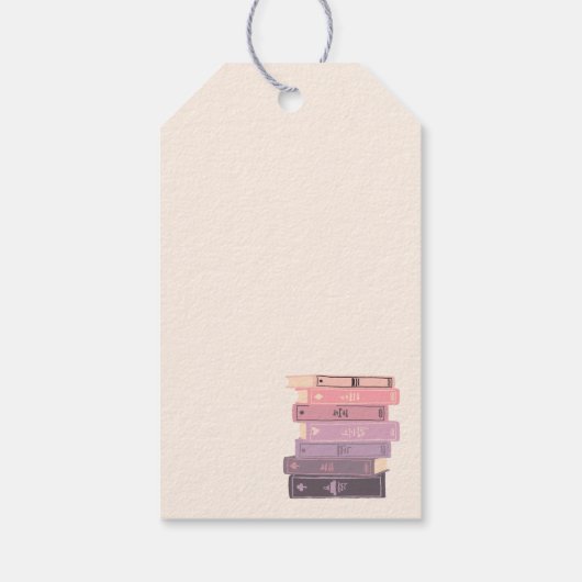 本の ギフトタグ (裏面)