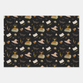 本の ラッピングペーパーシート (正面3)