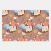 本の ラッピングペーパーシート (正面2)