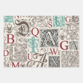 本の ラッピングペーパーシート (正面)