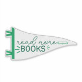 本のKindle読もっと本のペナントフラググリーン シール (正面)