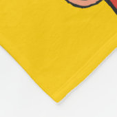 本のMaisyそして本だな フリースブランケット (角)