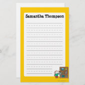 本のMaisyそして本だな 便箋 (正面/裏面)