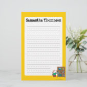 本のMaisyそして本だな 便箋 (スタンド正面)