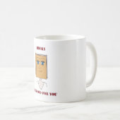 本はあなたのためによいです コーヒーマグカップ (正面右)