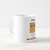 本はあなたのためによいです コーヒーマグカップ (正面左)