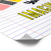 本はあなたの想像力ライブラリへの階段を構築する ポスター (角)