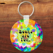 本はおもしろいキーホルダー キーホルダー (正面)