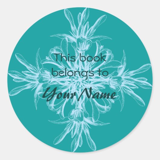 本はフローラに属する ラウンドシール (正面)