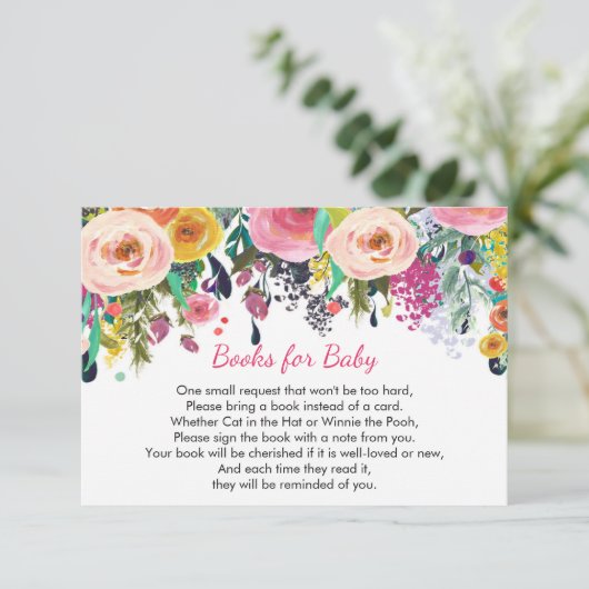 本はベビー、フローラは本の付属品をもたらす エンクロージャーカード (スタンド正面)