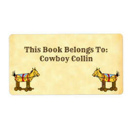 本はヴィンテージカスタム玩具馬ラベルに属する ラベル