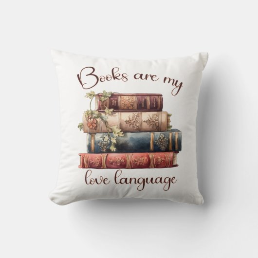 本は僕の好きな言葉だ クッション (正面)