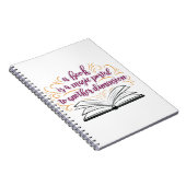 本は別の次元への魔法ポータルである ノートブック (右側)