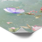 本は可愛のまわりにくモダンなる ポスター (角)