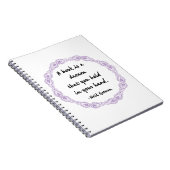 本は夢の引用文 ノートブック (右側)