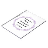 本は夢の引用文 ノートブック (左側)