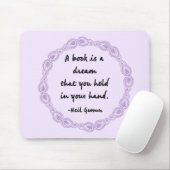 本は夢の引用文 マウスパッド (マウス)