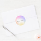 本は実素晴らし現システッカーより ラウンドシール (封筒)