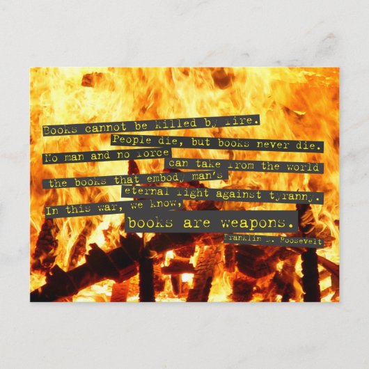 本は武器だ ポストカード (正面)