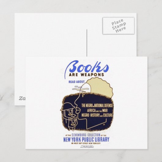 本は武器なり ポストカード (正面/裏面)