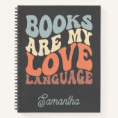 本は私の愛する言葉のノート ノートブック (正面)