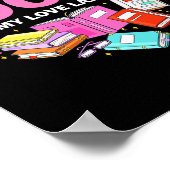 本は私の愛の言語の愛読者の司書 ポスター (角)