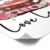 本は私の愛の言語の愛読者の司書 ポスター (角)