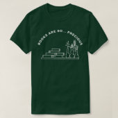 本は第一大切だ Tシャツ (デザイン正面)
