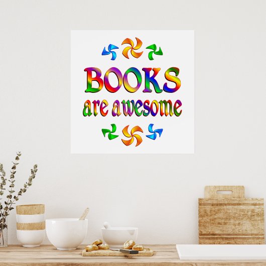 本は素晴らし ポスター (キッチン)