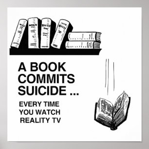 本は自殺を託します ポスター