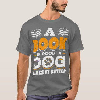 本は良い犬より良い本の恋人を作る猫好き Tシャツ