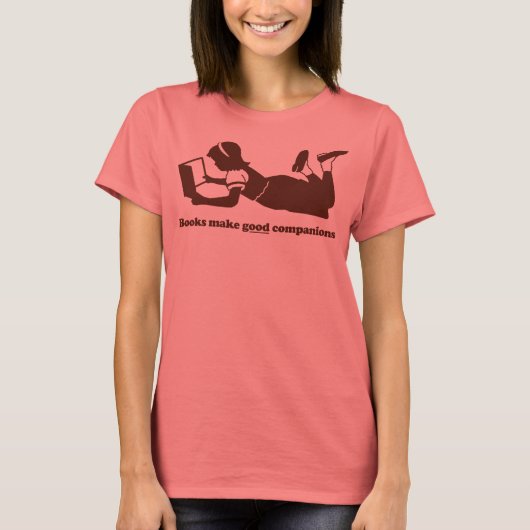 本は親しくなる Tシャツ (正面)