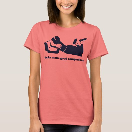 本は親しくなる Tシャツ (正面)