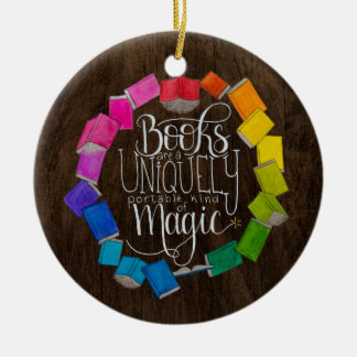 本は魔法です セラミックオーナメント