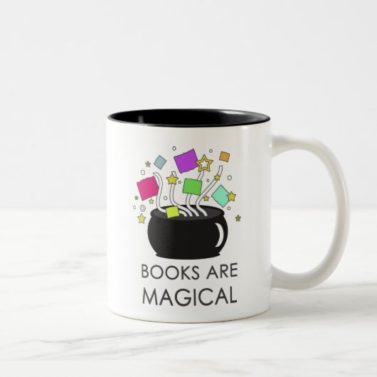 本は魔法です ツートーンマグカップ (右)