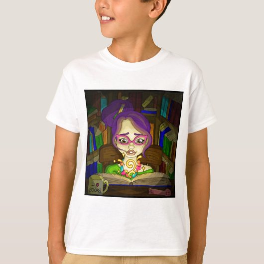 本は魔法です Tシャツ (正面)