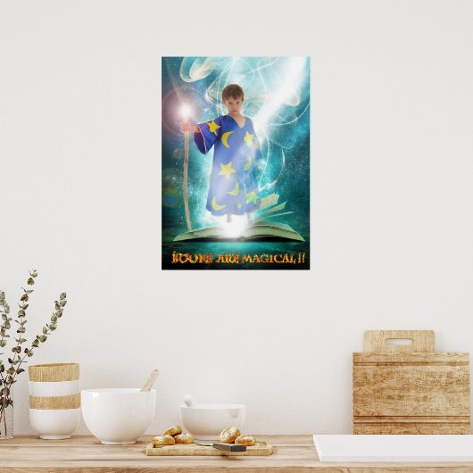 本は魔法ポスター ポスター (キッチン)