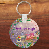 本は魔法 キーホルダー (正面)