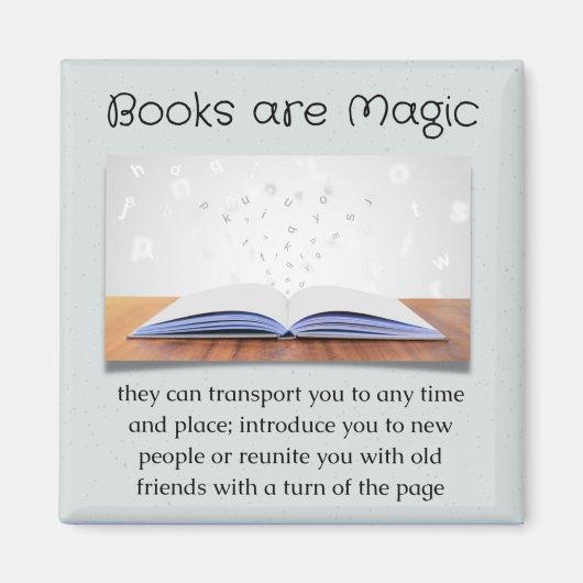 本は魔法 マグネット (正面)